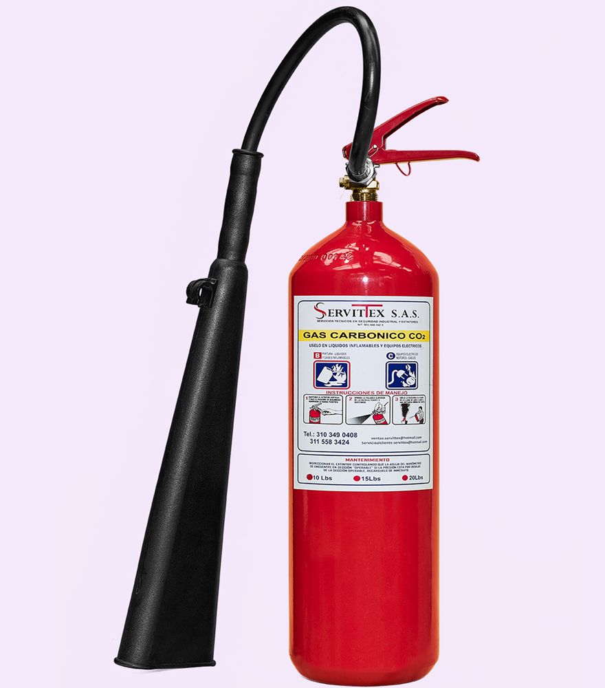 Extintor Gas Carbónico CO2